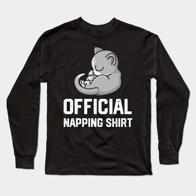 official napping shirt Long Sleeve T-Shirt by spantshirt